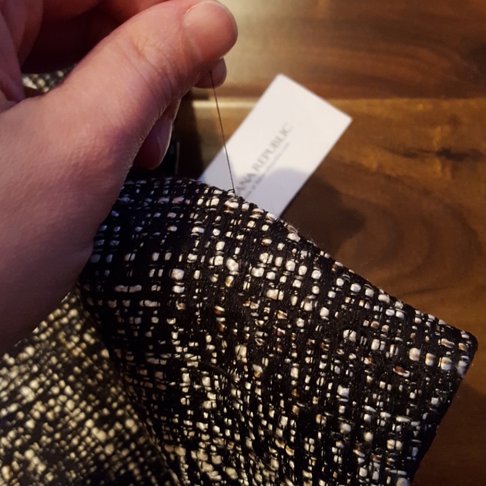 Banana Republic Tweed & Lace a-line dress - Picture 6 of 8